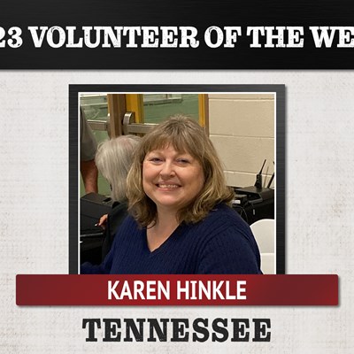 2023 Volunteer of the Week- Karen Hinkle