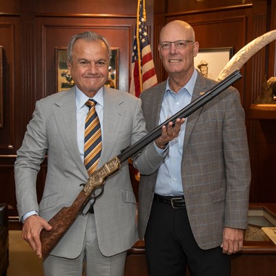 NRA Honors Henry Repeating Arms Founder Anthony Imperato With Custom Rifle Presentation