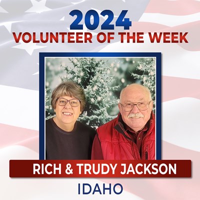 2024 Volunteers of the Week- Rich & Trudy Jackson