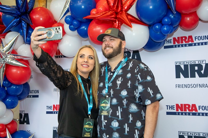couple at NRA Foundation Banquet and Auction